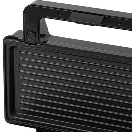 Sandwichera adler ad 3073  plata - negro