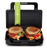 Sandwichera adler ad 3073  plata - negro