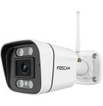 Camara bullet foscam v8p 8mp wi-fi biala