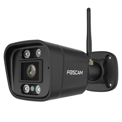 Cámara bala  foscam v8p 8mp wi-fi negra