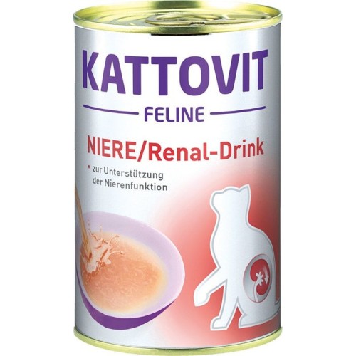 Kattovit niere/renal drink chicken - wet cat food - 135 ml