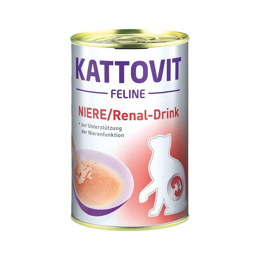 Kattovit niere/renal drink chicken - wet cat food - 135 ml
