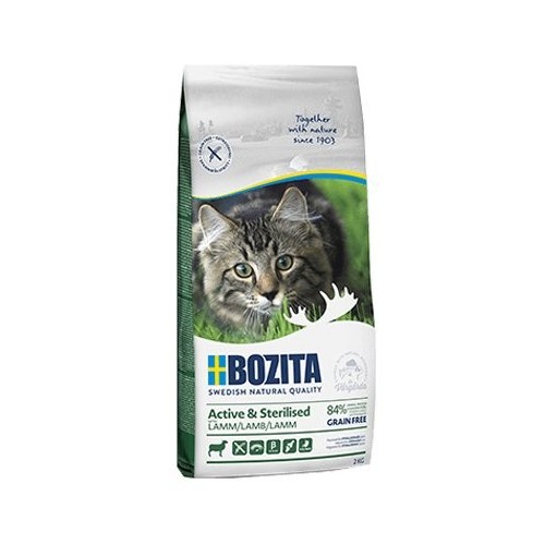 Bozita - cordero activo y esterilizado sin granos 2 kg