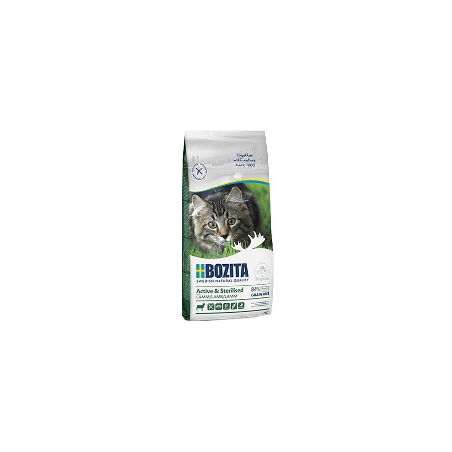 Bozita - cordero activo y esterilizado sin granos 2 kg