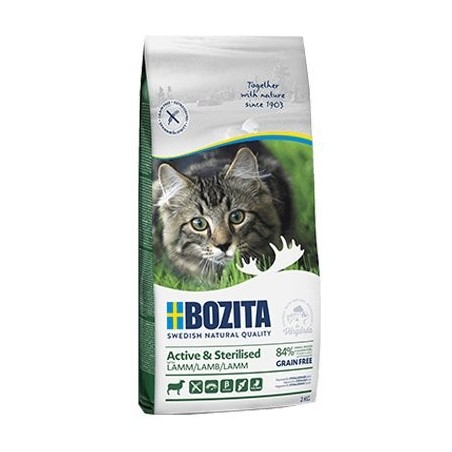 Bozita - cordero activo y esterilizado sin granos 2 kg