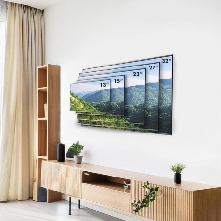 Maclean mc-416 soporte para tv o monitor pared para pantallas de 13-32", máx. vesa 100x100, carga máx. 30kg, color negro