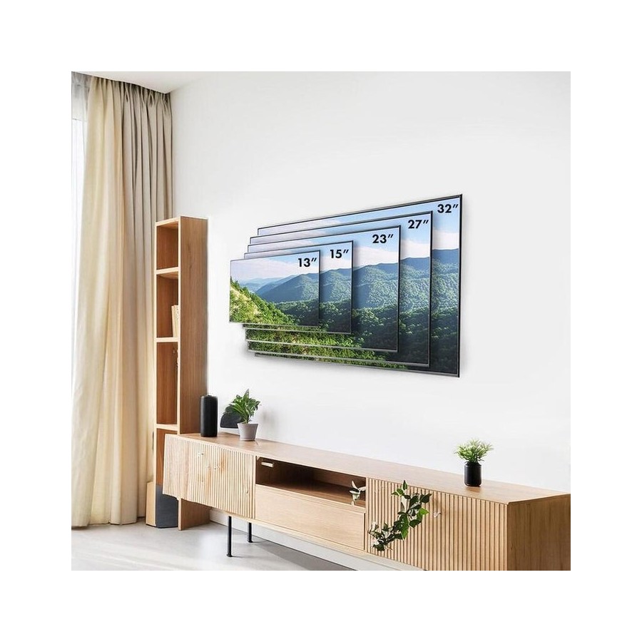 Maclean mc-417 soporte para tv o monitor  pared para pantallas de 13-32", máx. vesa 100x100, carga máx. 30kg, color negro