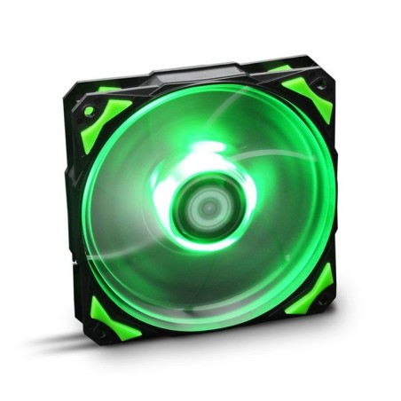 Nox ventilador caja hummer hfan led verde 12x12