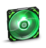 Nox ventilador caja hummer hfan led verde 12x12