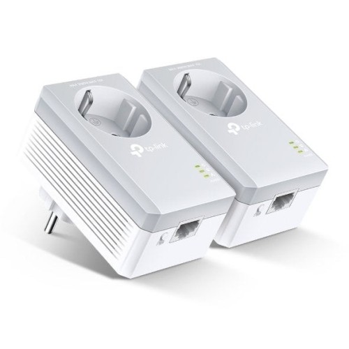 Adaptador powerline tplink tl pa4010p kit 600mbps alcance 300m pack de 2