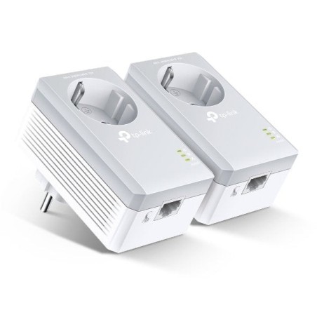 Adaptador powerline tplink tl pa4010p kit 600mbps alcance 300m pack de 2
