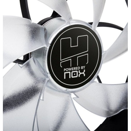 Nox ventilador caja hummer hfan led verde 12x12