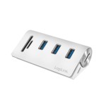 Hub logilink cr0045  de interfaz usb 3.2 gen 1 (3.1 gen 1) type-a 5000 mbit/s plata