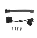 Nox ventilador caja hummer hfan led verde 12x12