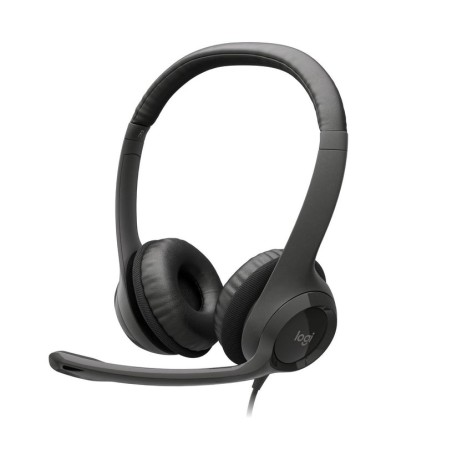 Logitech auricular con micro h390 usb negro 981-000406
