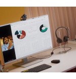 Logitech auricular con micro h390 usb negro 981-000406