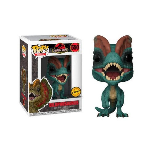Figura pop jurassic park dilophosaurus chase