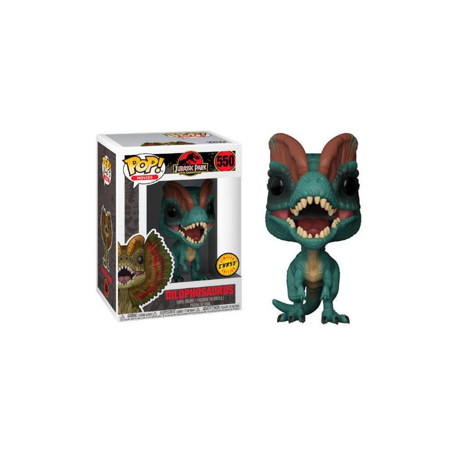 Figura pop jurassic park dilophosaurus chase