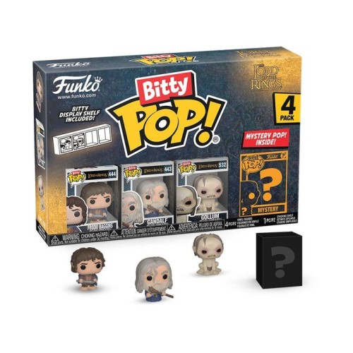 Blister 4 figuras bitty pop el señor de los anillos frodo