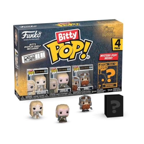 Blister 4 figuras bitty pop el señor de los anillos galadriel