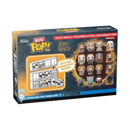 Blister 4 figuras bitty pop el señor de los anillos galadriel