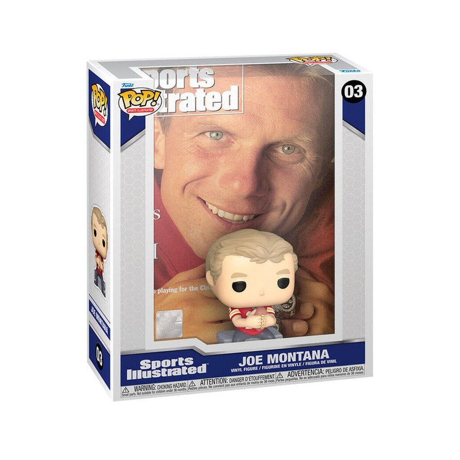 Figura pop cover sports illustrated joe montana