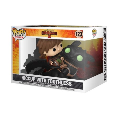 Figura pop rides deluxe como entrenar a tu dragon 2 hiccup with toothless