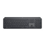 Teclado suizo logitech mx keys retroiluminación bluetooth 2.4 ghz qwerty grafito