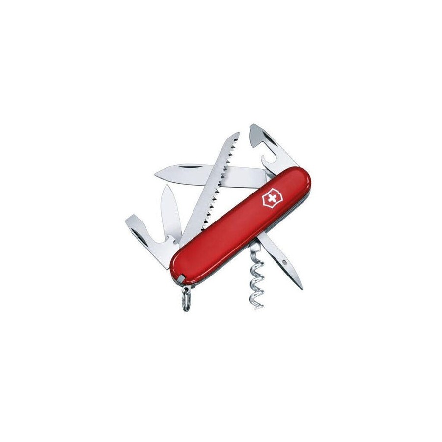 Navaja camper roja, 13 funciones, 26x18x91mm, peso 74g. victorinox