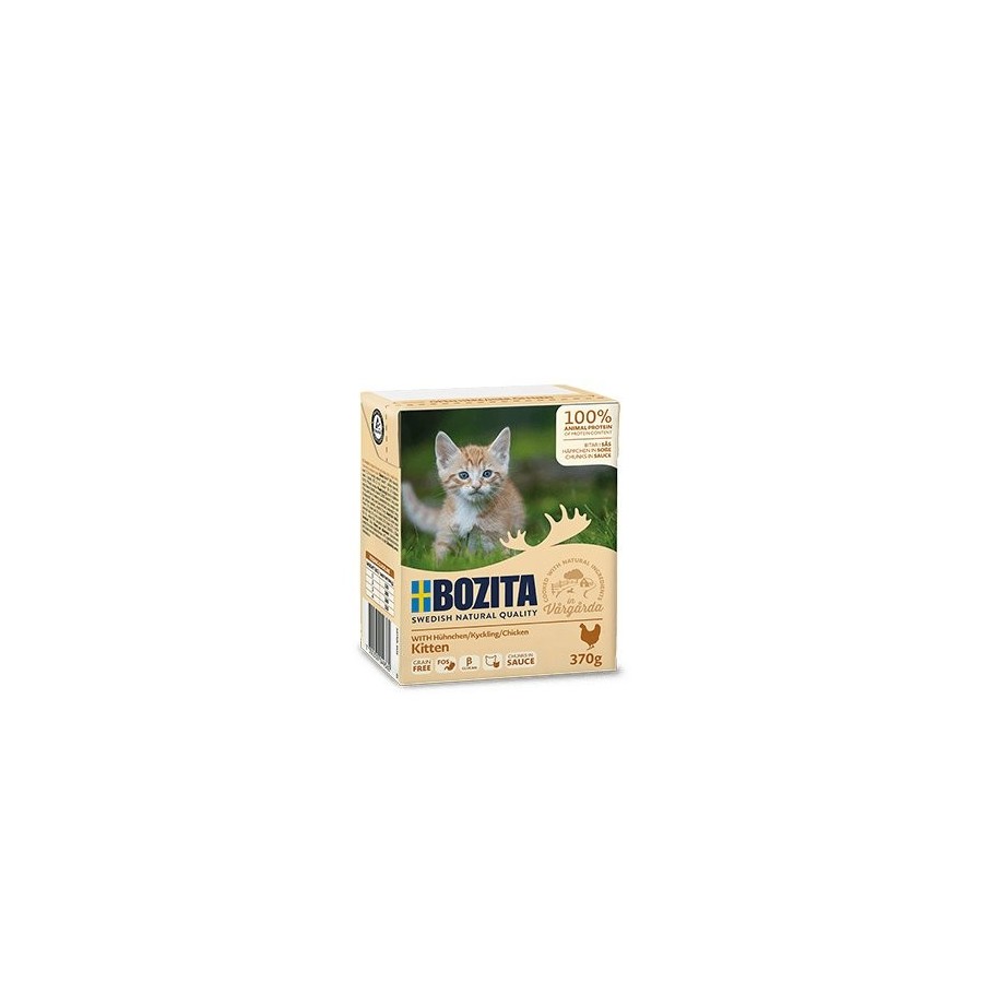 Comida para gatos bozita chunks in sauce with chicken 370g