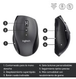 Logitech raton m705 inalambrico gris 910-001949