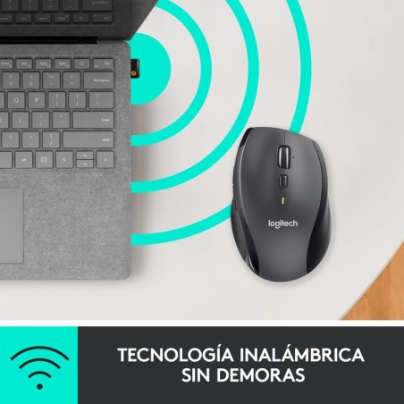 Logitech raton m705 inalambrico gris 910-001949