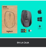 Logitech raton m705 inalambrico gris 910-001949