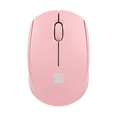 Raton natec stork optico inalambrico 1600 dpi rosa