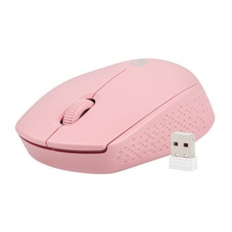 Raton natec stork optico inalambrico 1600 dpi rosa