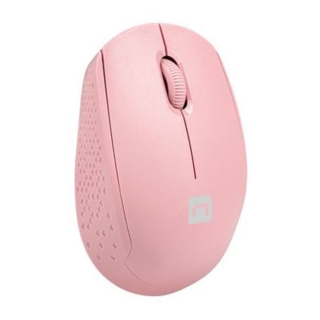 Raton natec stork optico inalambrico 1600 dpi rosa