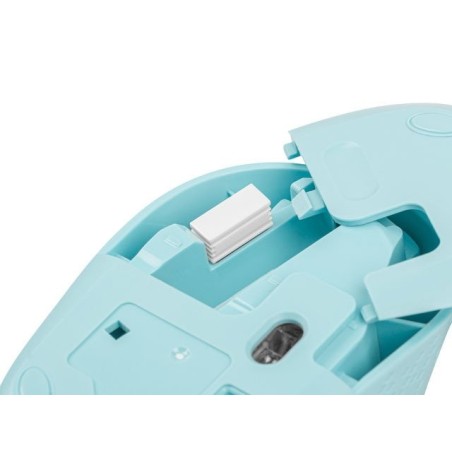 Raton natec stork optico inalambrico 1600 dpi azul