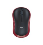 Ratón inalámbrico logitech m185 rojo 910-002240
