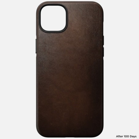 Nomad modern funda case iphone 14 plus rustic brown
