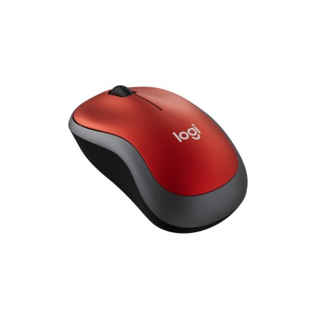 Ratón inalámbrico logitech m185 rojo 910-002240