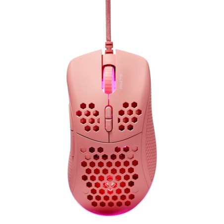 Deltaco dm210 gaming maus ultraleicht rgb usb pink