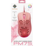 Deltaco dm210 gaming maus ultraleicht rgb usb pink
