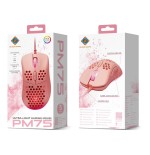 Deltaco dm210 gaming maus ultraleicht rgb usb pink