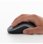 Ratón inalámbrico logitech m185 rojo 910-002240