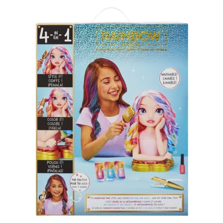 Cabeza de maquillaje y peluquería