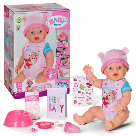 Zapf creation baby born® emma 43cm, muñeca 836392