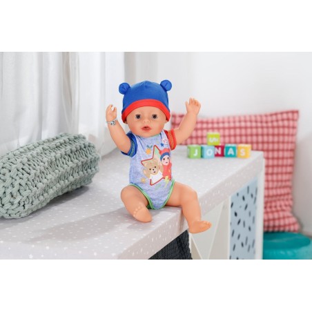 Zapf creation baby born® jonas 43cm, muñeco 836415