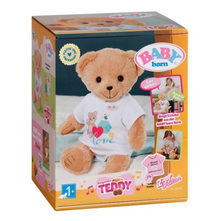 Zapf creation baby born® singing teddy alemán, peluche 837962
