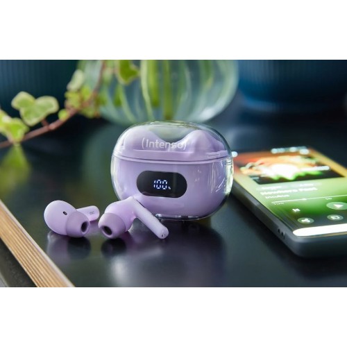 Auriculares intenso buds plus t313ae, violeta 3720313