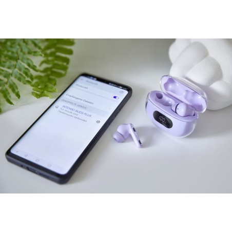 Auriculares intenso buds plus t313ae, violeta 3720313